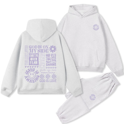 Jesus Is Amazing Christian Premium Fleece Hoodie Set