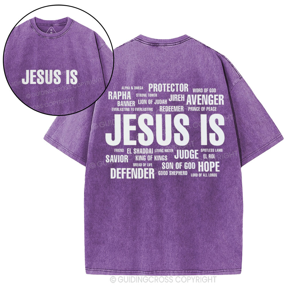Jesus Is Christian Washed T-Shirt