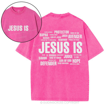 Jesus Is Christian Washed T-Shirt