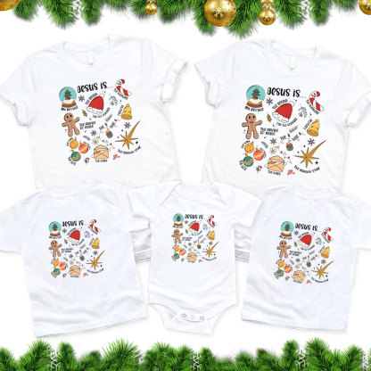 Jesus Is Christmas Family Matching Shirts