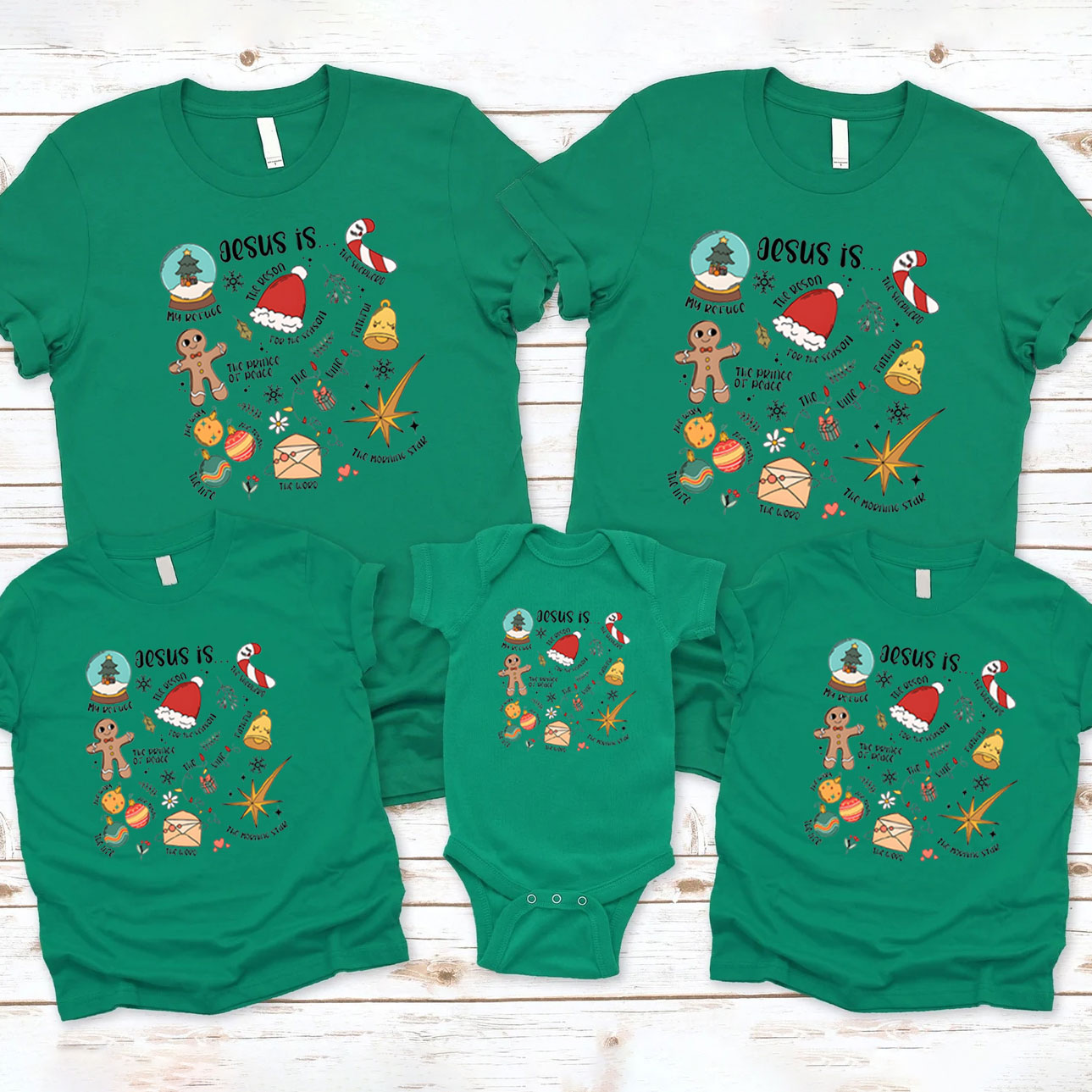 Jesus Is Christmas Family Matching Shirts
