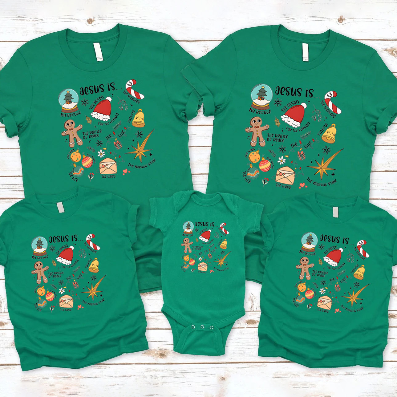 Jesus Is Christmas Family Matching Shirts