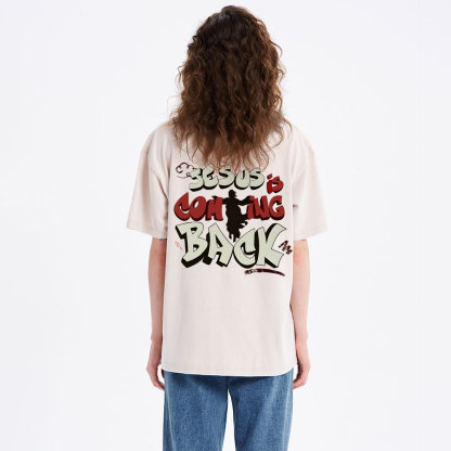 Jesus Is Coming Back Christian Washed T-Shirt