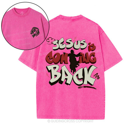 Jesus Is Coming Back Christian Washed T-Shirt