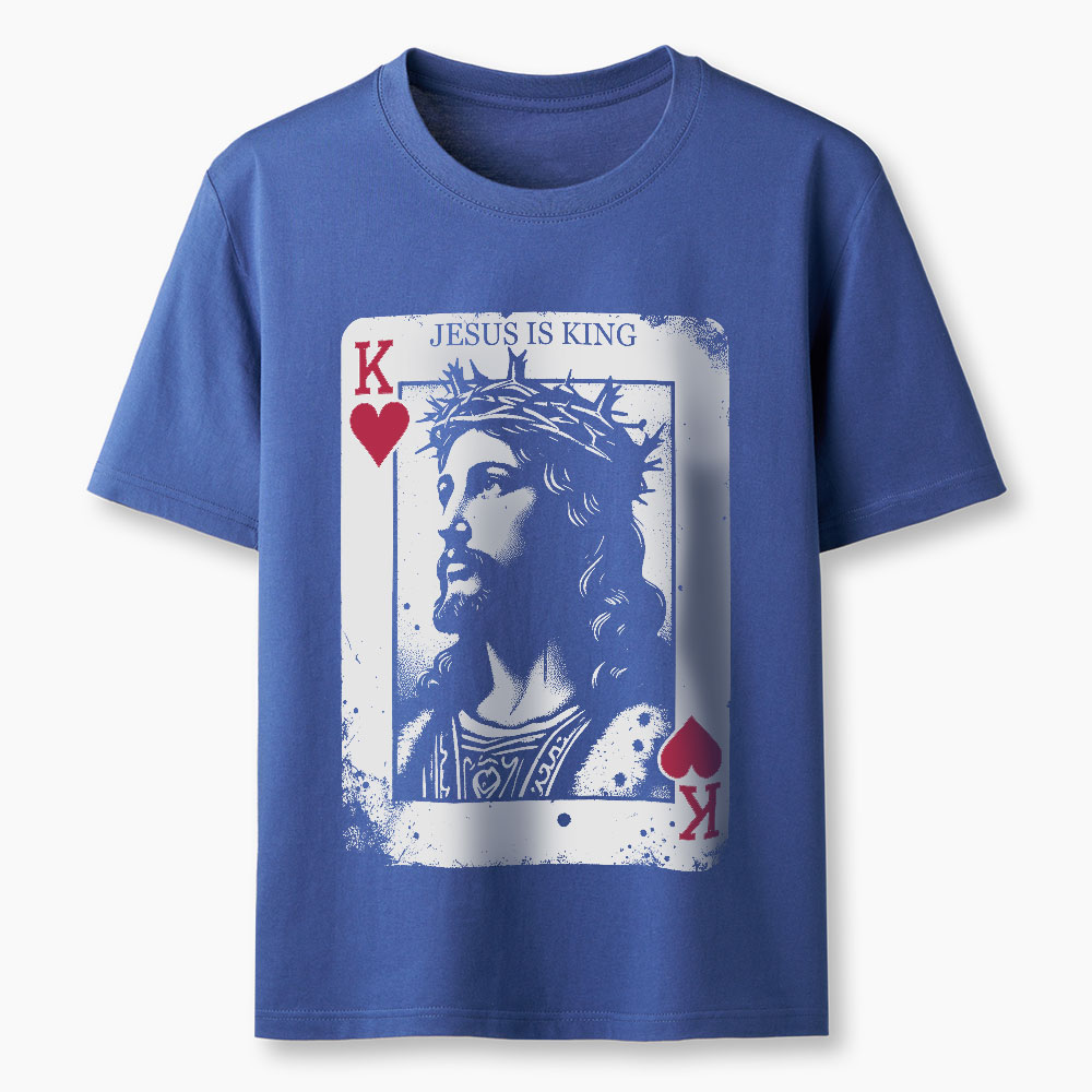 Jesus Is King Card Christian T-Shirt