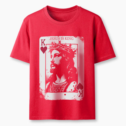 Jesus Is King Card Christian T-Shirt