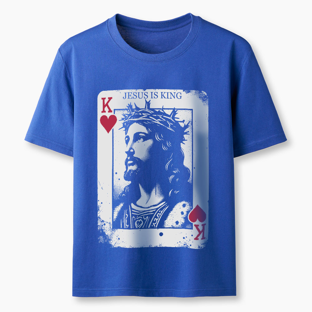 Jesus Is King Card Christian T-Shirt