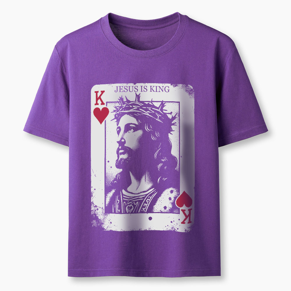 Jesus Is King Card Christian T-Shirt