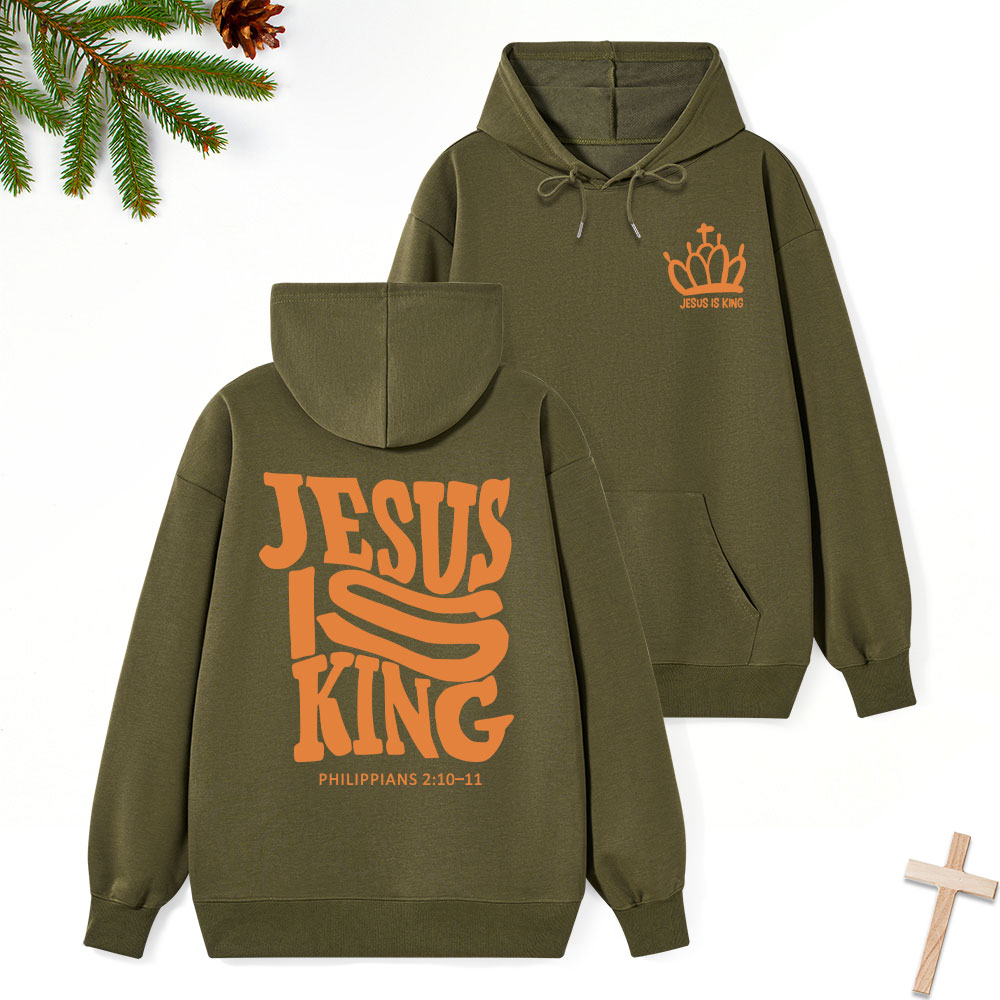 Jesus Is King Christian Classic Hoodie