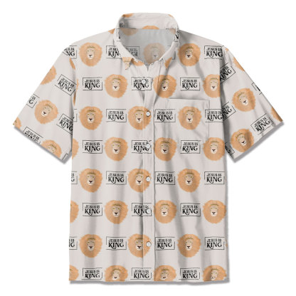 Jesus Is King Christian Hawaiian Shirt