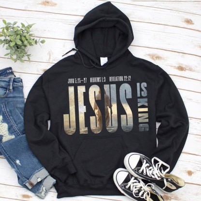 Jesus Is King Christian Hoodie