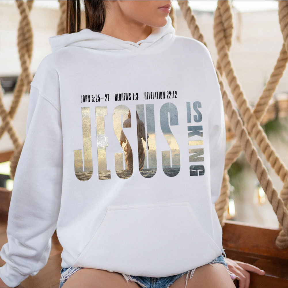 Jesus Is King Christian Hoodie