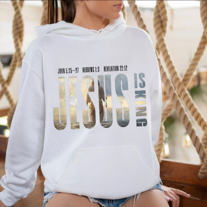 Jesus Is King Christian Hoodie