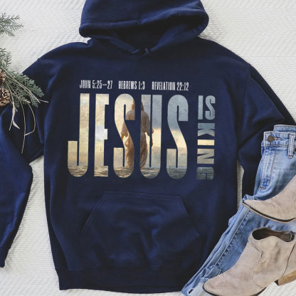 Jesus Is King Christian Hoodie