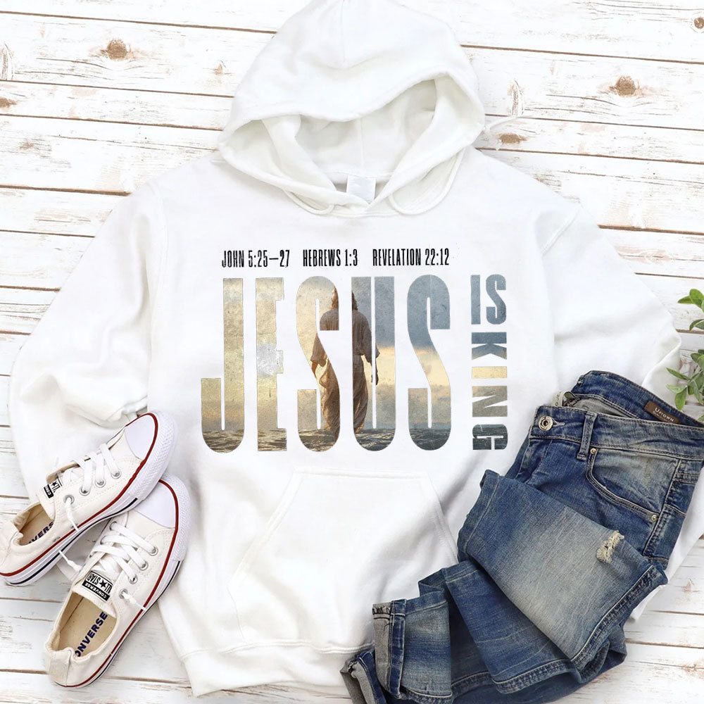 Jesus Is King Christian Hoodie