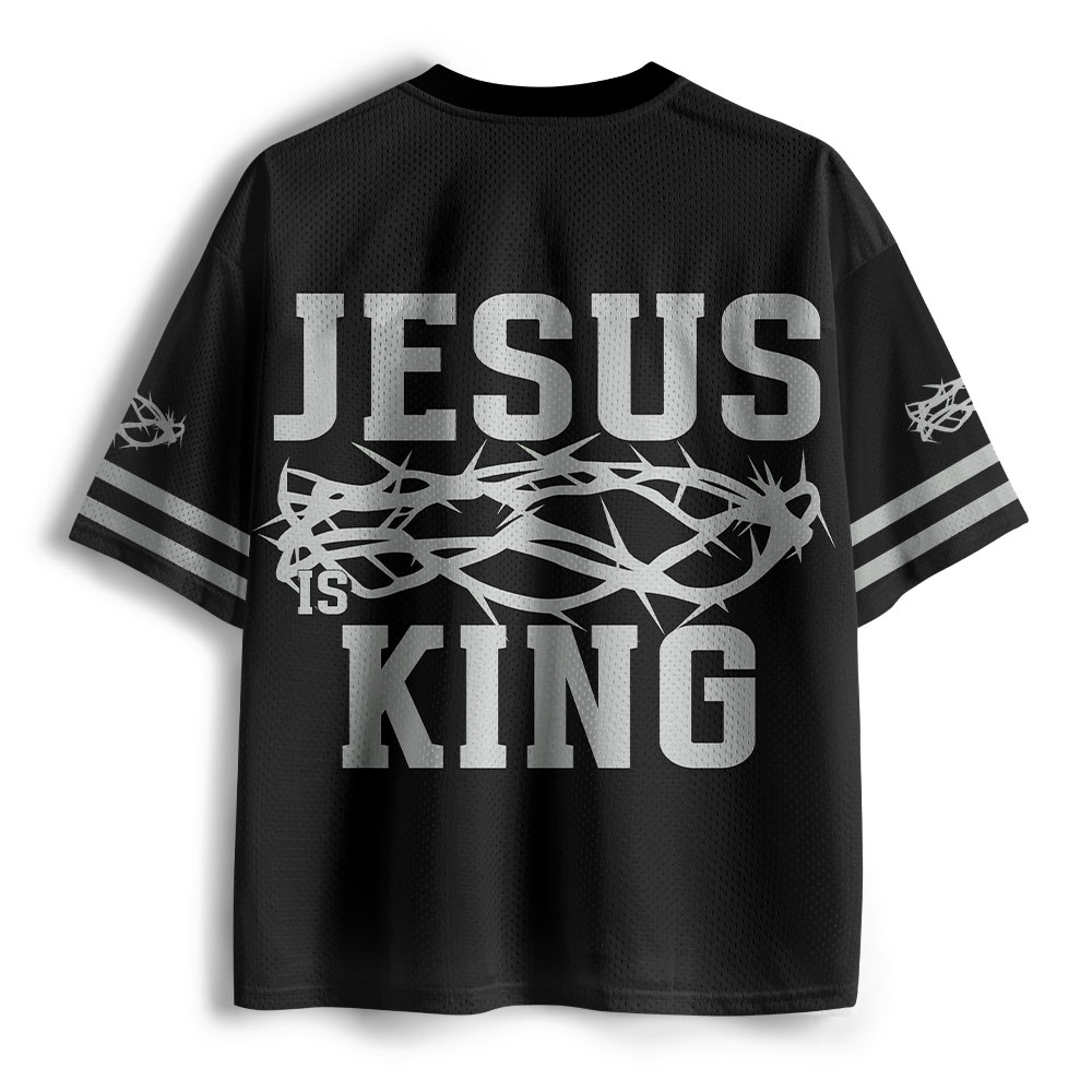 Jesus Is King Christian Mesh Jersey