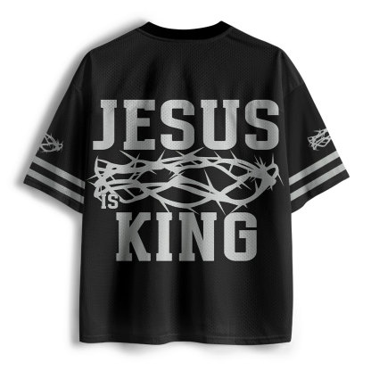 Jesus Is King Christian Mesh Jersey