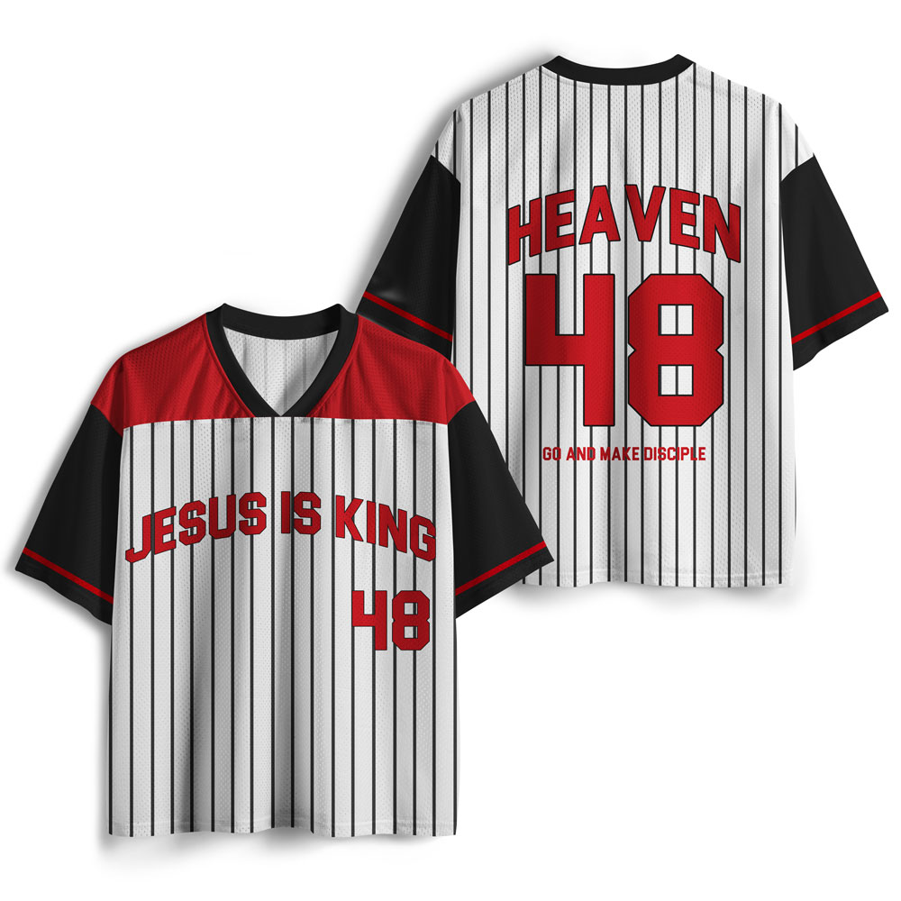 Jesus Is King Christian Mesh Jersey