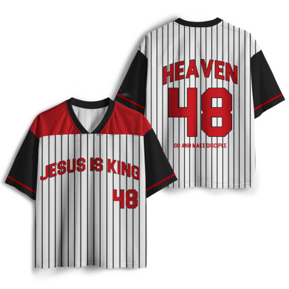 Jesus Is King Christian Mesh Jersey