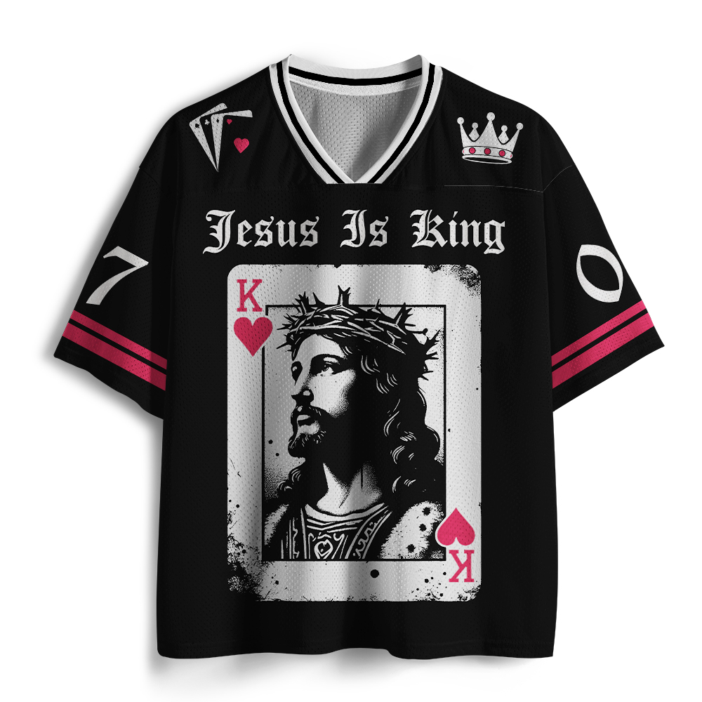 Jesus Is King Christian Mesh Jersey