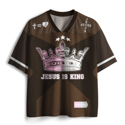 Jesus Is King Christian Mesh Jersey
