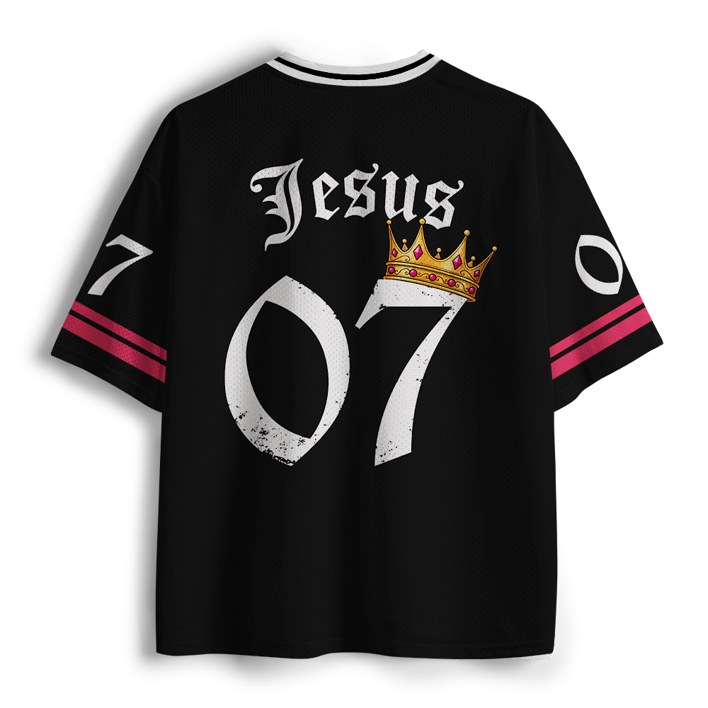 Jesus Is King Christian Mesh Jersey