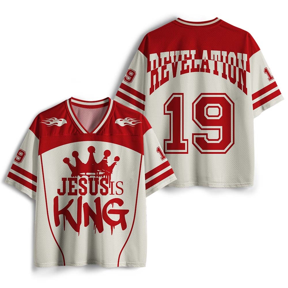 Jesus Is King Christian Mesh Jersey