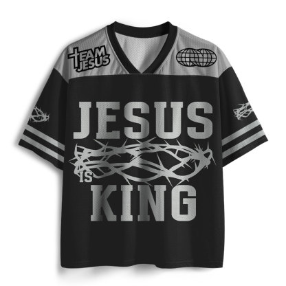 Jesus Is King Christian Mesh Jersey