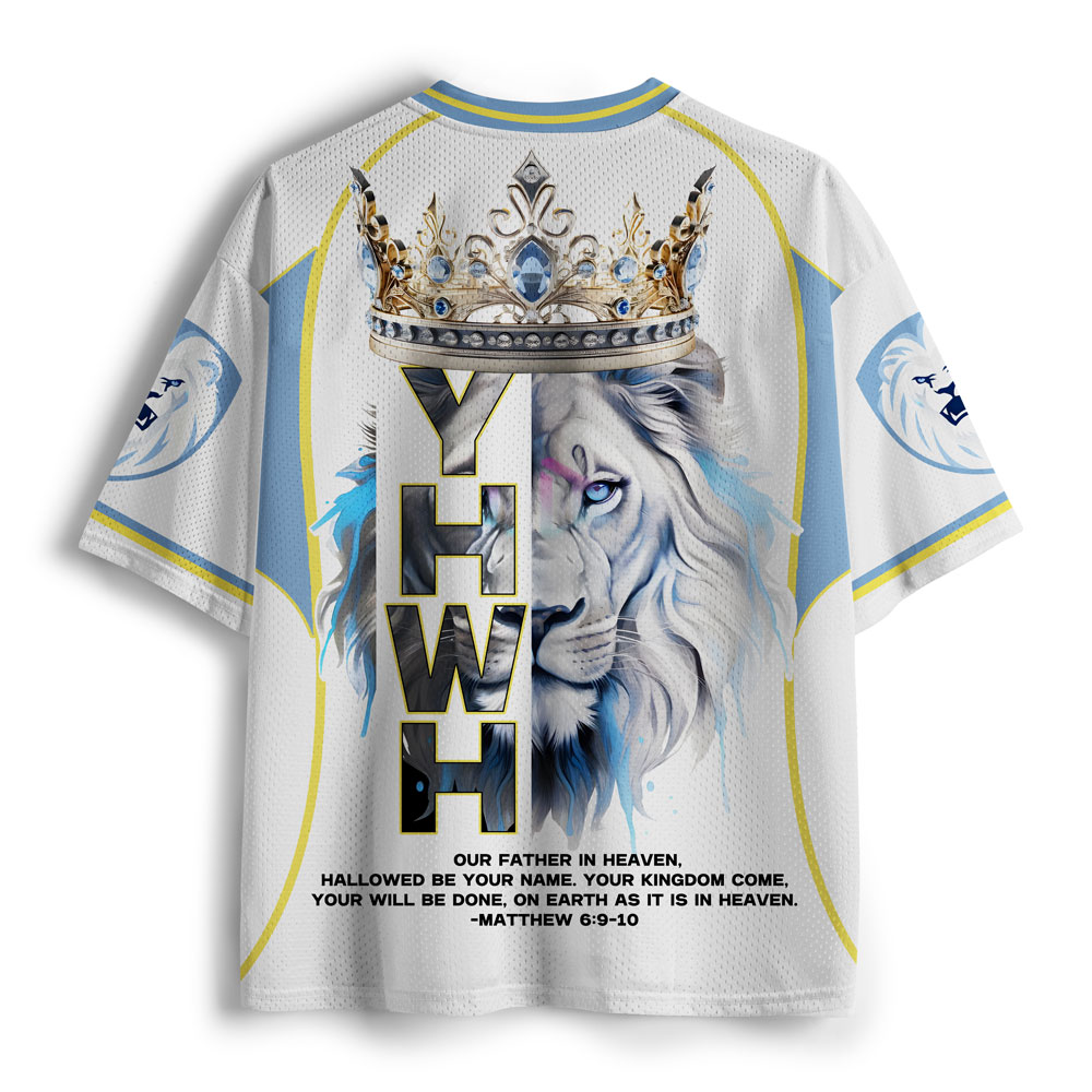 Jesus Is King Christian Mesh Jersey