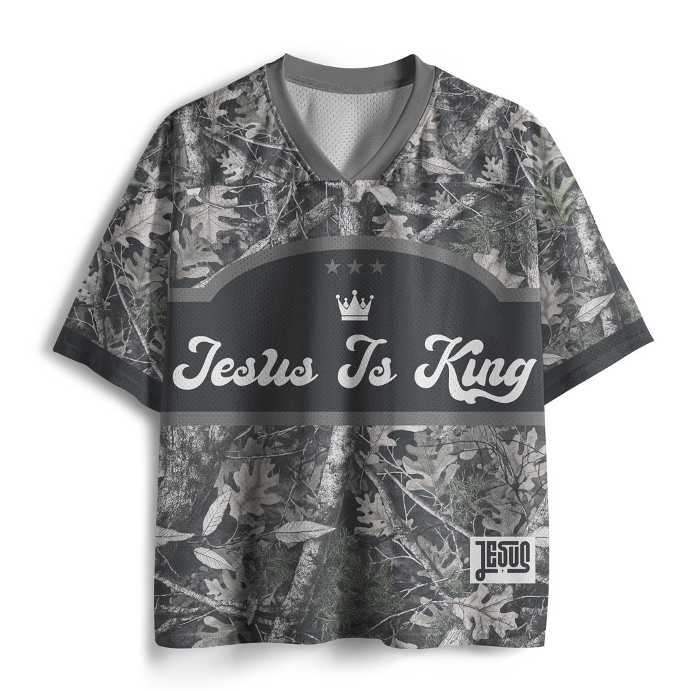 Jesus Is King Christian Mesh Jersey