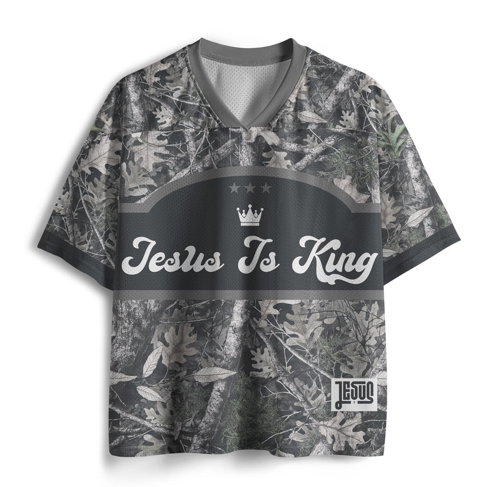 Jesus Is King Christian Mesh Jersey