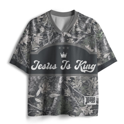Jesus Is King Christian Mesh Jersey
