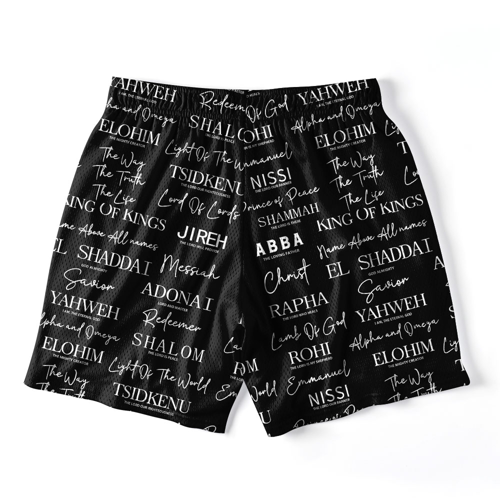 Jesus Is King Christian Mesh Shorts