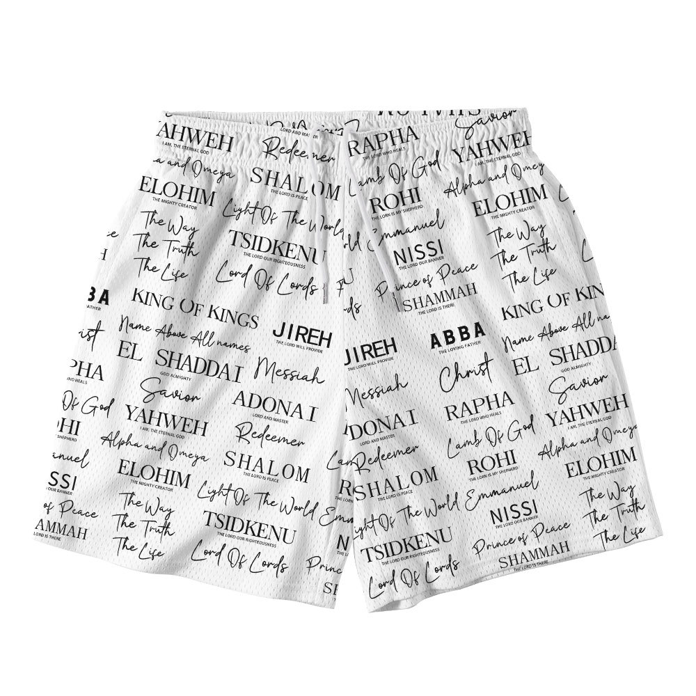 Jesus Is King Christian Mesh Shorts