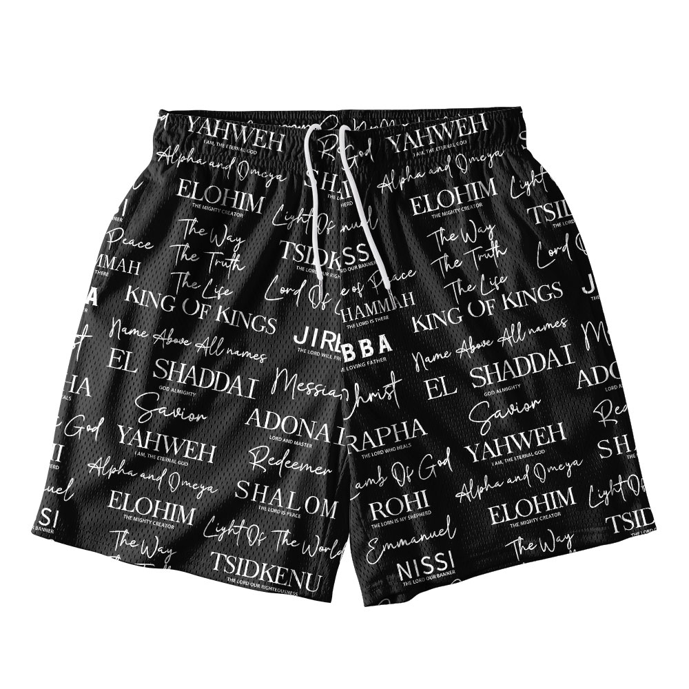 Jesus Is King Christian Mesh Shorts