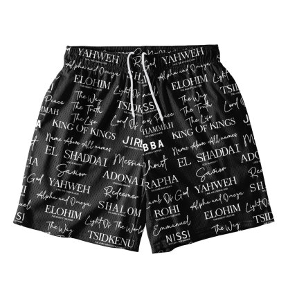 Jesus Is King Christian Mesh Shorts