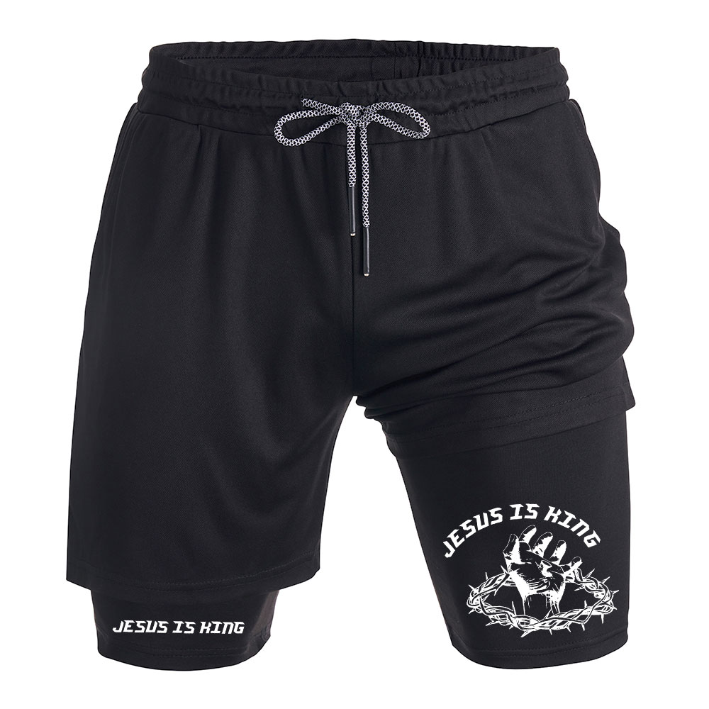 Jesus Is King Christian Performance Short