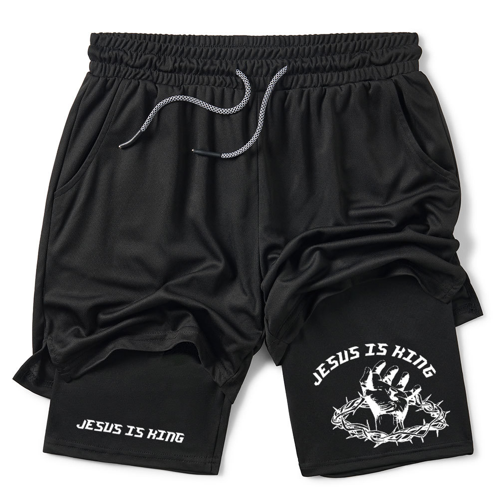 Jesus Is King Christian Performance Short