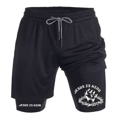 Jesus Is King Christian Performance Short
