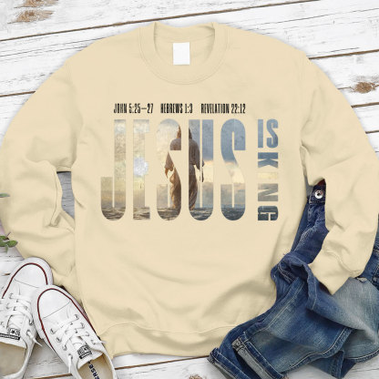 Jesus Is King Christian Sweatshirt