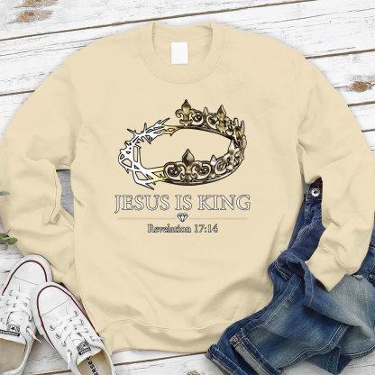 Jesus Is King Christian Sweatshirt