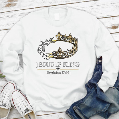 Jesus Is King Christian Sweatshirt