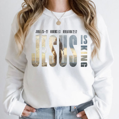 Jesus Is King Christian Sweatshirt