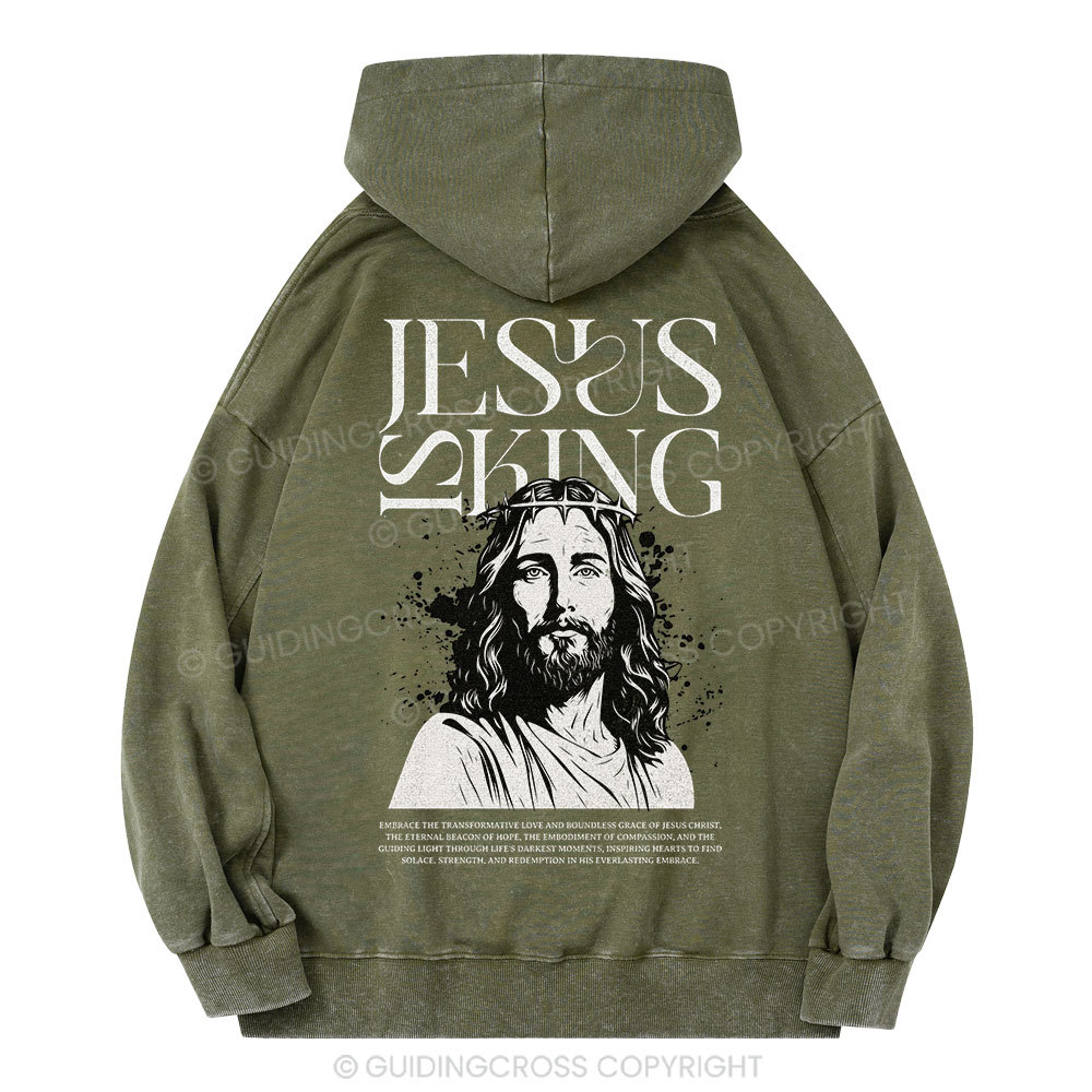 Transformed Christian Washed Hoodie Sale - GuidingCross