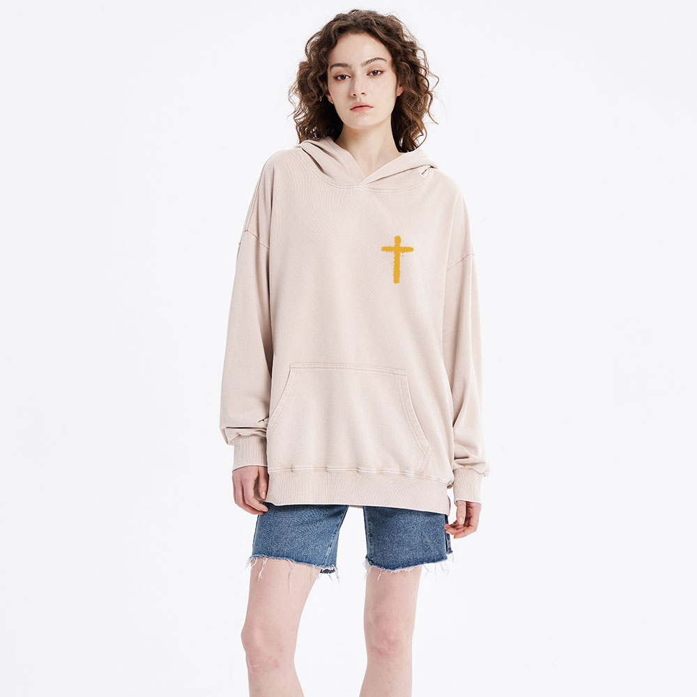 Jesus Is King Christian Washed Hoodie