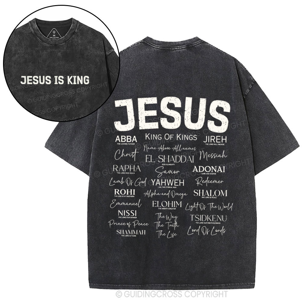 Fish & Loaves  Christian Washed T-Shirt