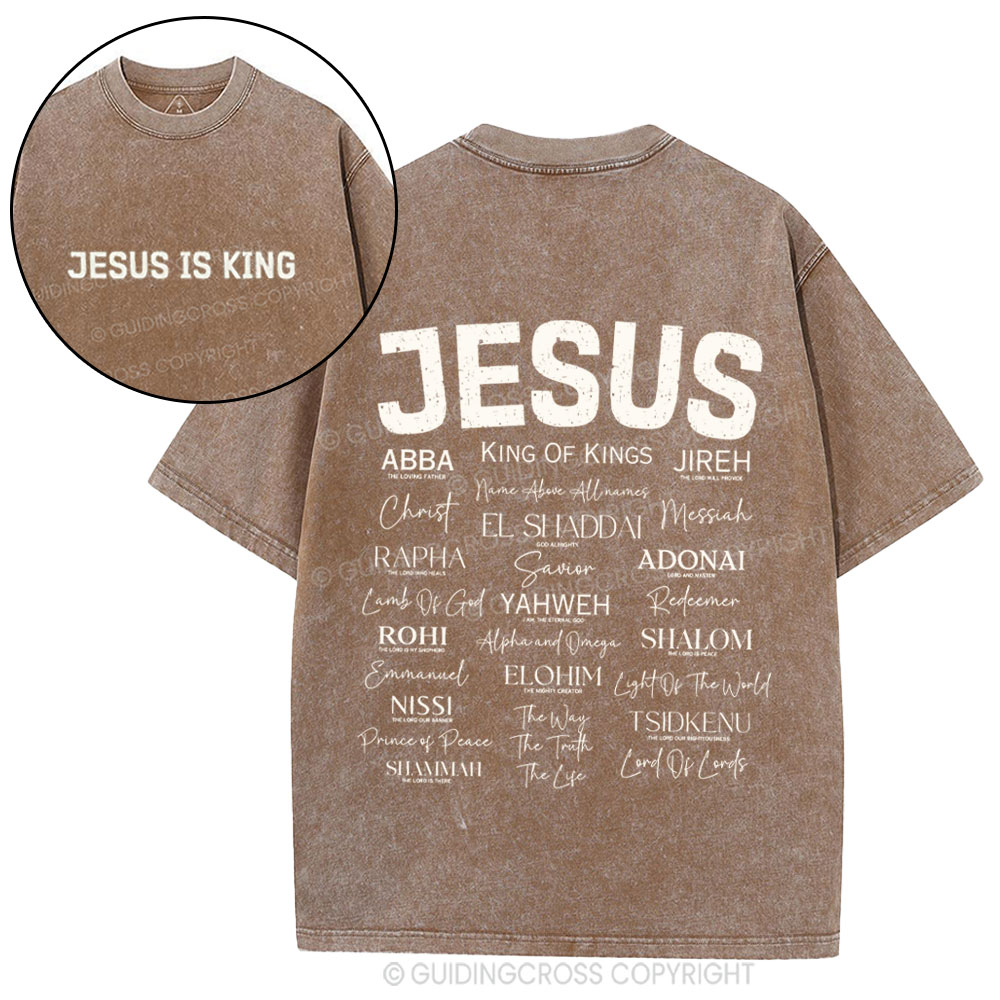 Fish & Loaves  Christian Washed T-Shirt