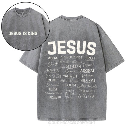 Fish & Loaves  Christian Washed T-Shirt