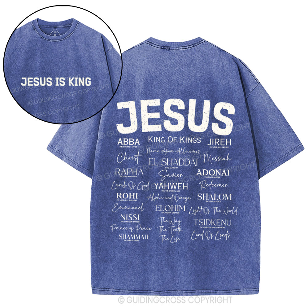 Fish & Loaves  Christian Washed T-Shirt
