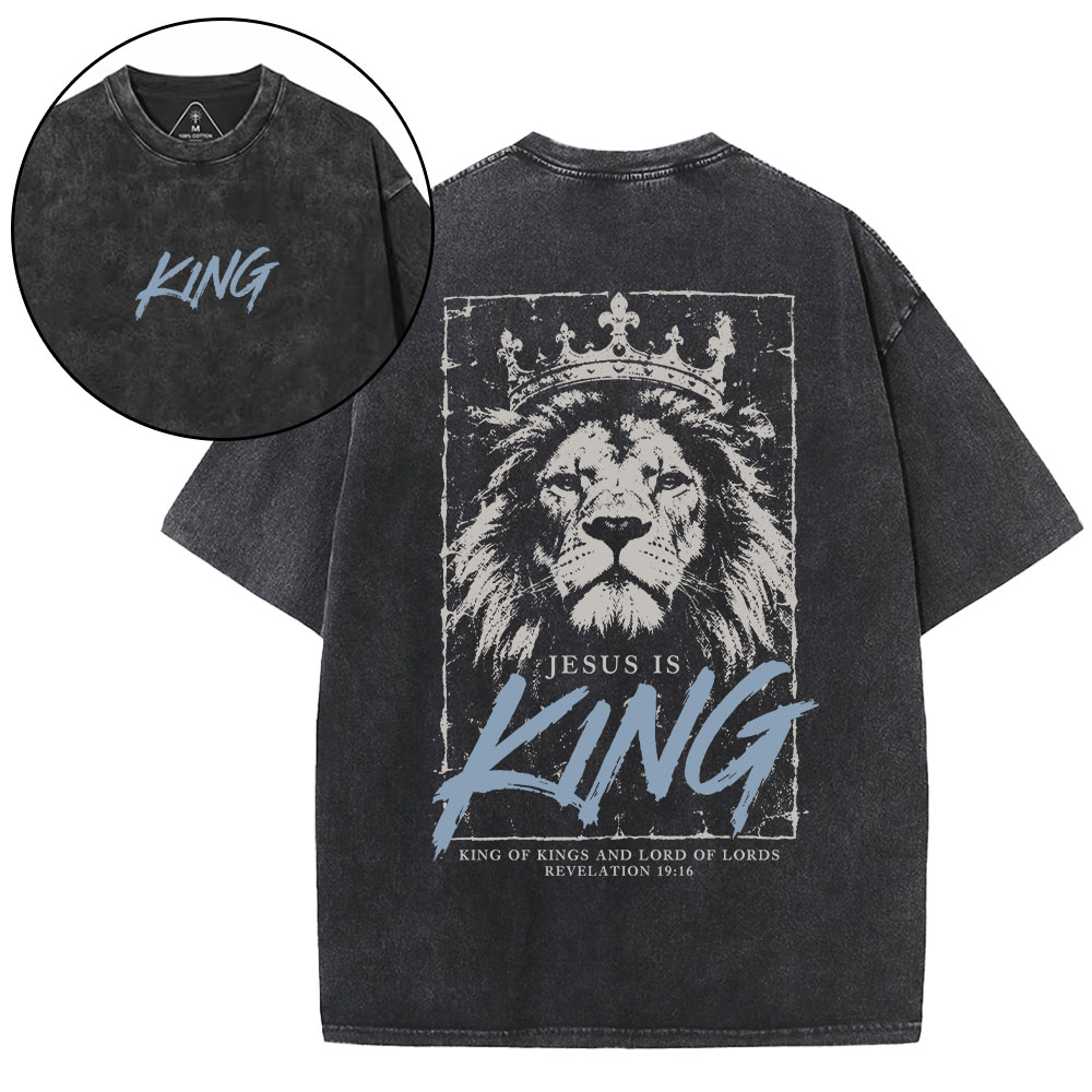 New-Sample Christian Washed T-Shirt双面原件31.95 Sale - GuidingCross